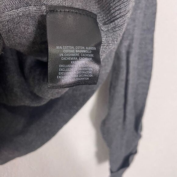 Field of Flower | Anthropologie Grey Jeweled & Pearl Beaded Cardigan Sweater - Picture 7 of 7